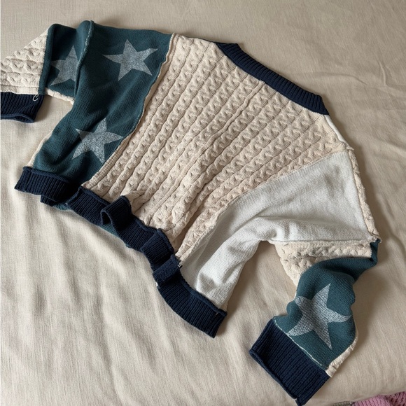Chunky Star Cardigan Sweater - Picture 3 of 3